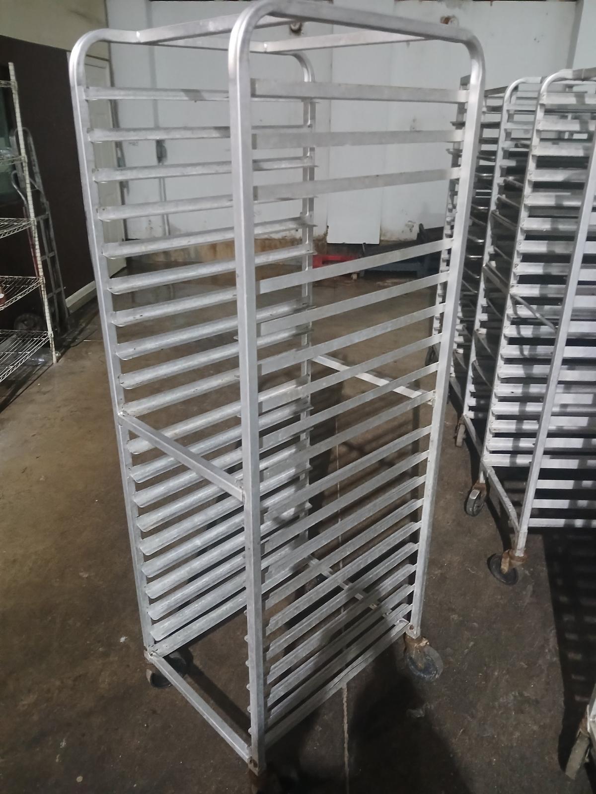 Alluminum Rolling Sheet Pan Rack / Meat Rack - Please see pics for additional specs.