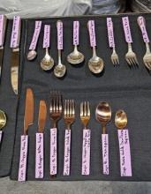 Capri Brushed Copper Dinner Fork