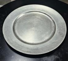 Silver LacquerÂ Charger Plate 13"