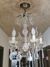 (5) Candle Crystal Chandelier