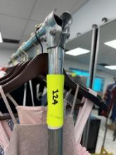 Clothing Rack "Z" Rack for Hanging Cloths / Complete with Casters - Please see pics for additional s