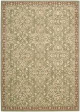 Nourison 5'3" x 7'5" Riviera Green Rectangle Area Rug