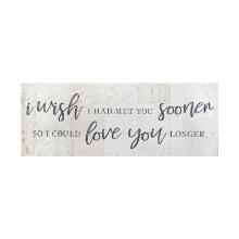 Stratton Home Decor Love You Longer Oversized Wall Art S21062