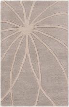 Surya FM-7184 Forum Contemporary Abstract Kidney Beige 6' x 9' Kidney Area Rug