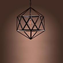 Warehouse of Tiffany Diamond Cage 1-Light Edison Lamp with Bulb