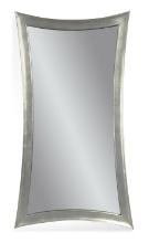 Bassett Mirror Hour-Glass Shaped Leaner in Silver Leaf Finish M1718EC
