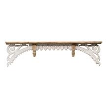 Stratton Home Decor Vintage Wood Wall Shelf S23755