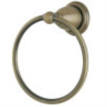 Kingston Brass Heritage 6-Inch Towel Ring With Antique Brass Finish BA1754AB