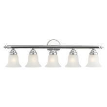 Livex Lighting 5 Light Steel Bath Light With Polished Chrome Finish 1065-05