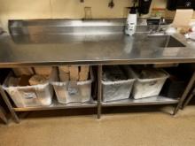 Complete Expediting Line - Includes 72" x 24" S/S Table, 48" x 30" S/S Prep Table, 60" x 28" Prep Ta