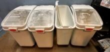 Rubbermaid Ingredient Bins - See photos for additional details and specs.
