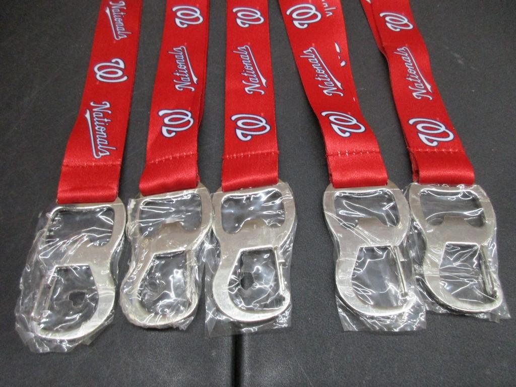 Washington Nationals Keychain Lanyard / Bottle Opener NWT Box 169