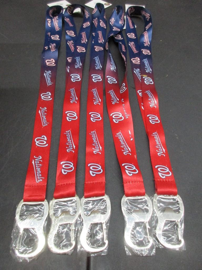 Washington Nationals Keychain Lanyard / Bottle Opener NWT Box 169