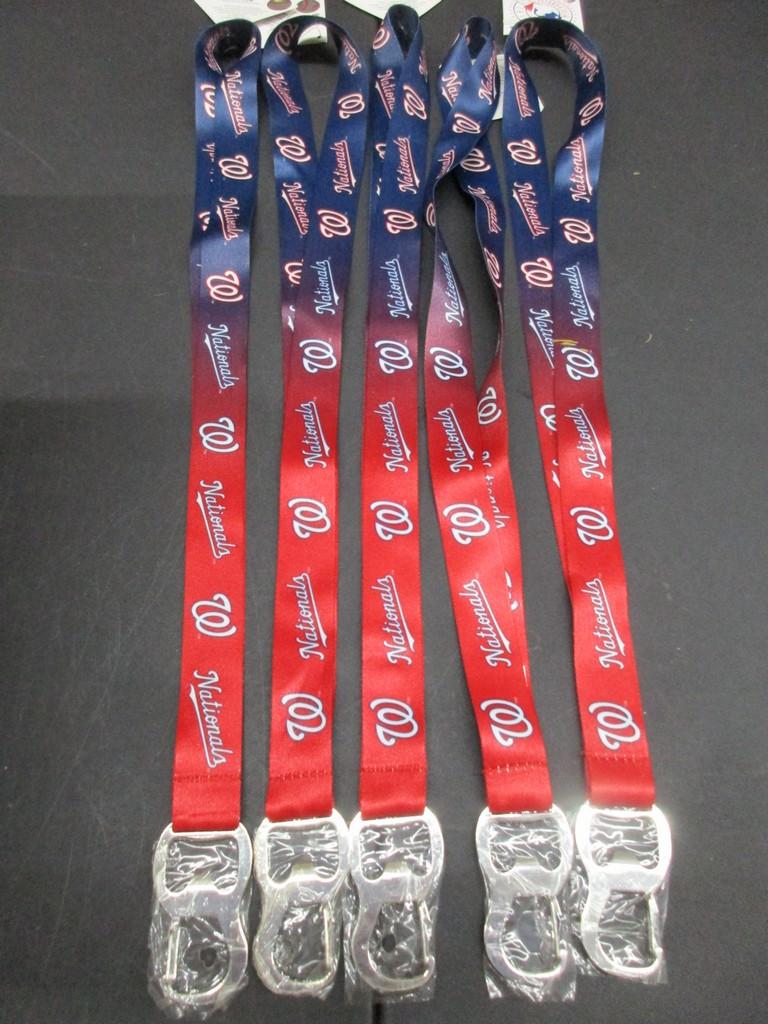 Washington Nationals Keychain Lanyard / Bottle Opener NWT Box 169