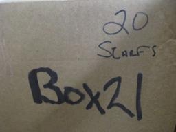 Mixed Brand and Styles Winter Scarves Brand NWT Box 21