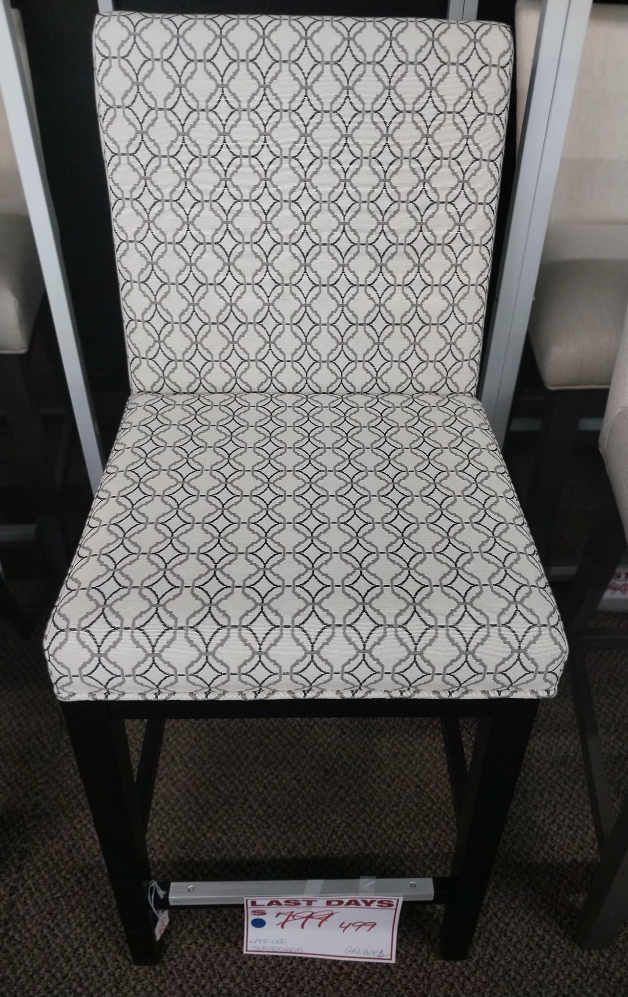 Canadel Wood Frame Non Swivel Stool