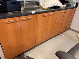 Cabinet System, 110" X 24" X 42", with (6) Doors and (5) Drawers