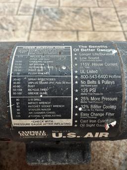 U.S. Air 2HP Air Compressor - Portable