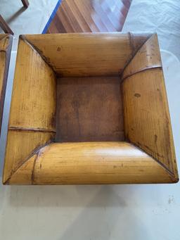 Handcrafted Wooden Bowls and Carved Tray Set