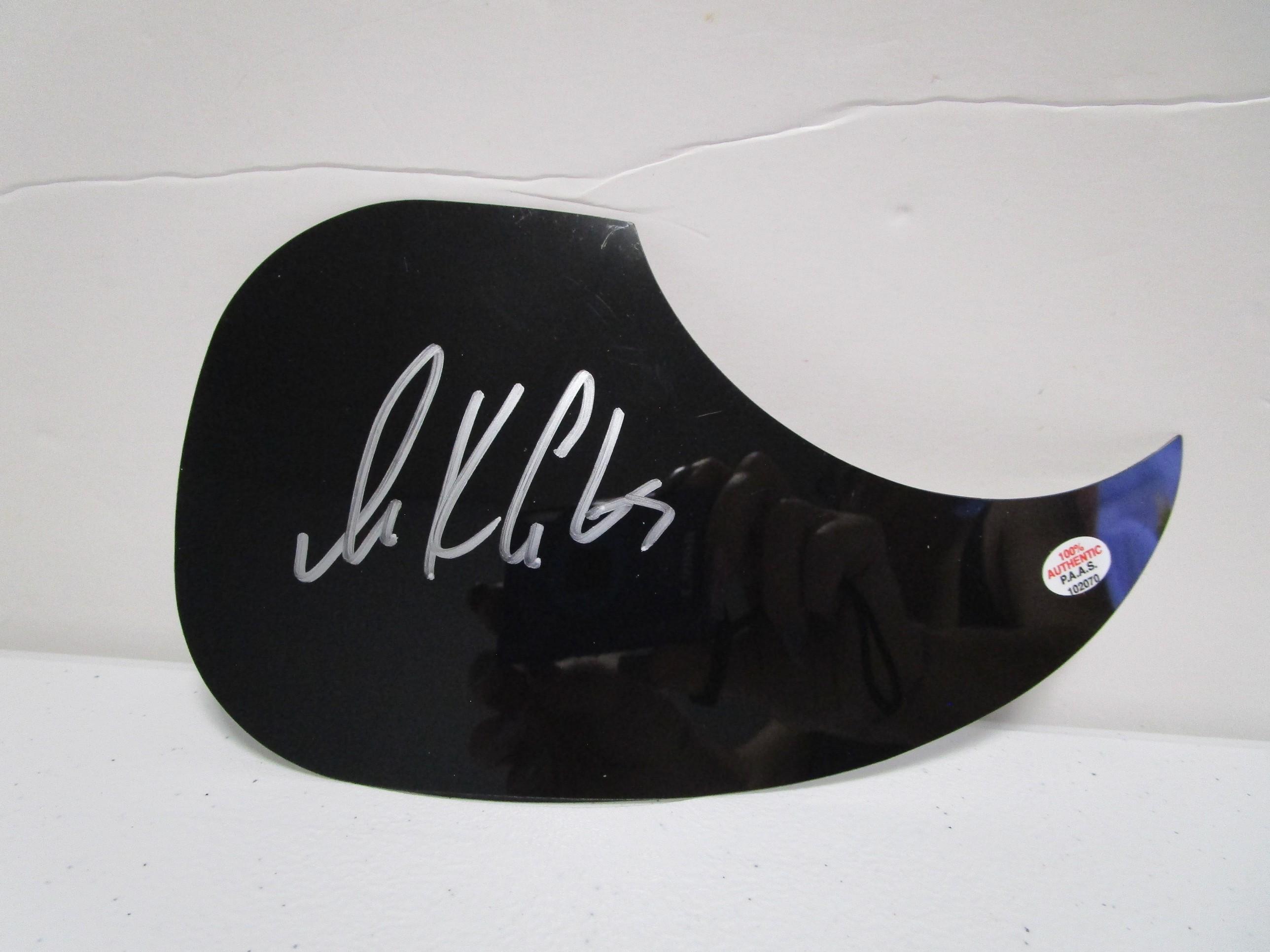 Luke Combs signed autographed guitar pick guard PAAS COA 070