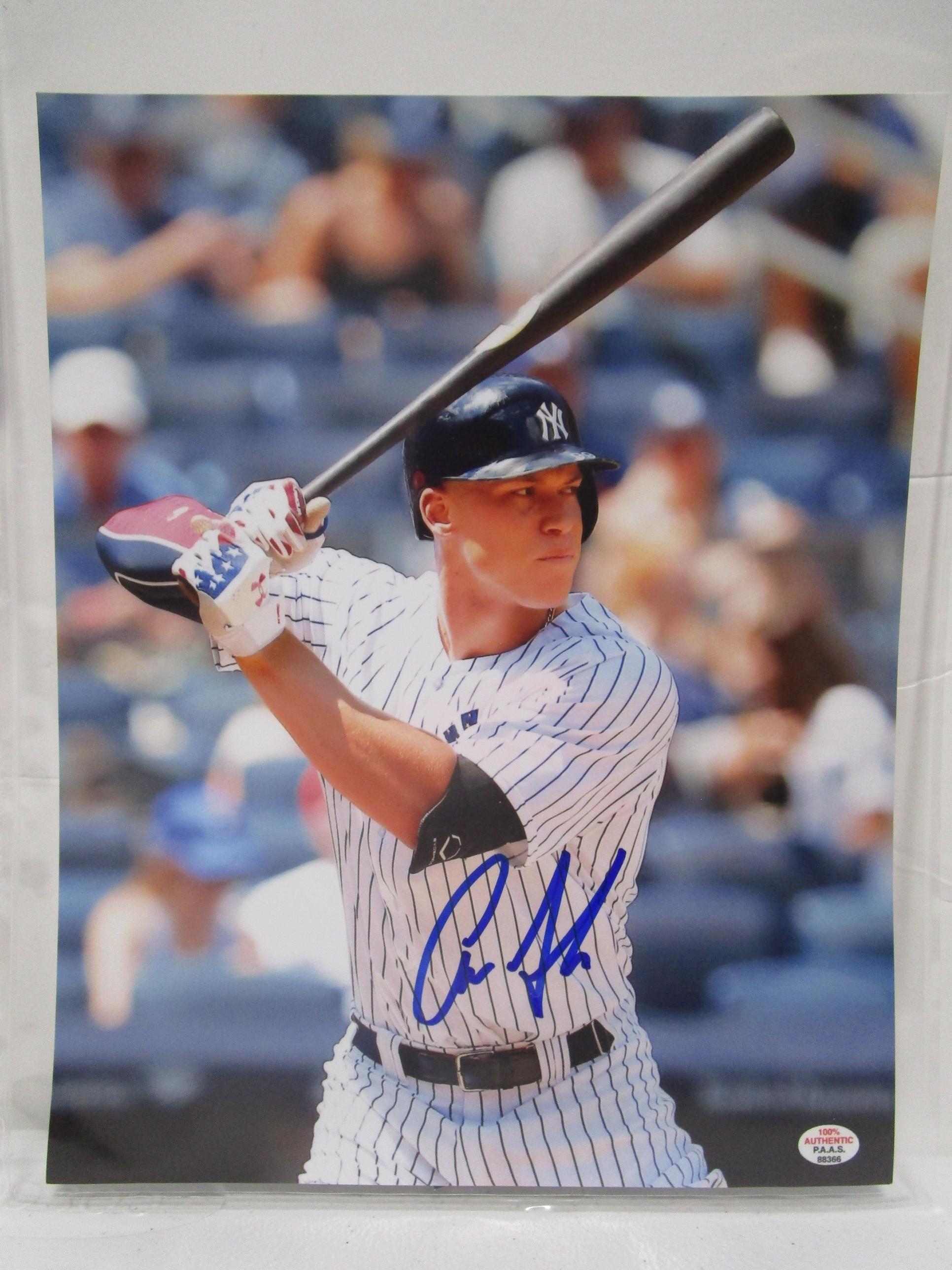 Aaron Judge of the NY Yankees signed autographed 8x10 photo PAAS COA 366