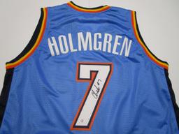 Chet Holmgren of the OKC Thunder signed autographed basketball jersey PAAS COA 463