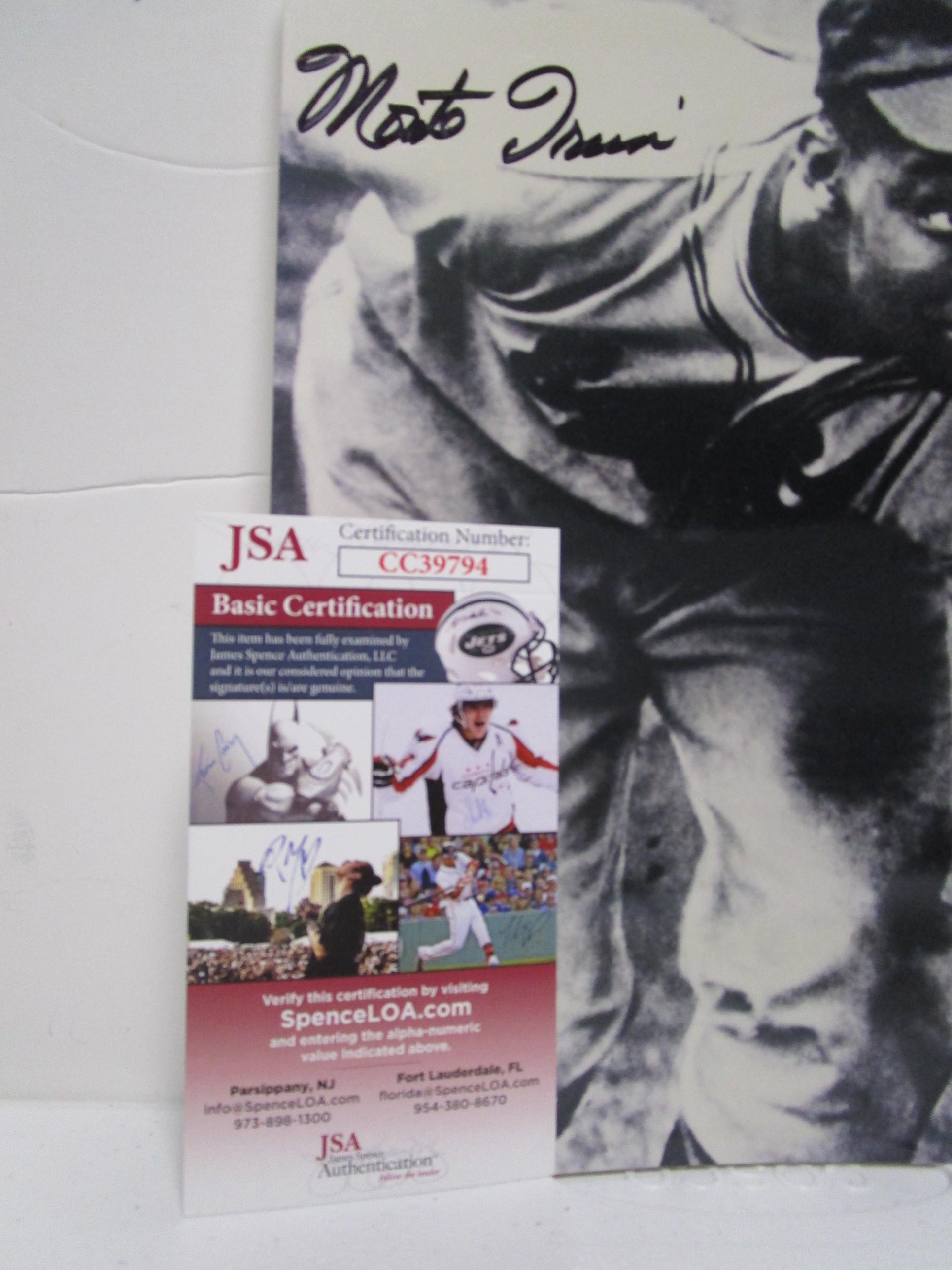 Monte Irvin of the Newark Eagles signed autographed 8x10 photo JSA COA 794