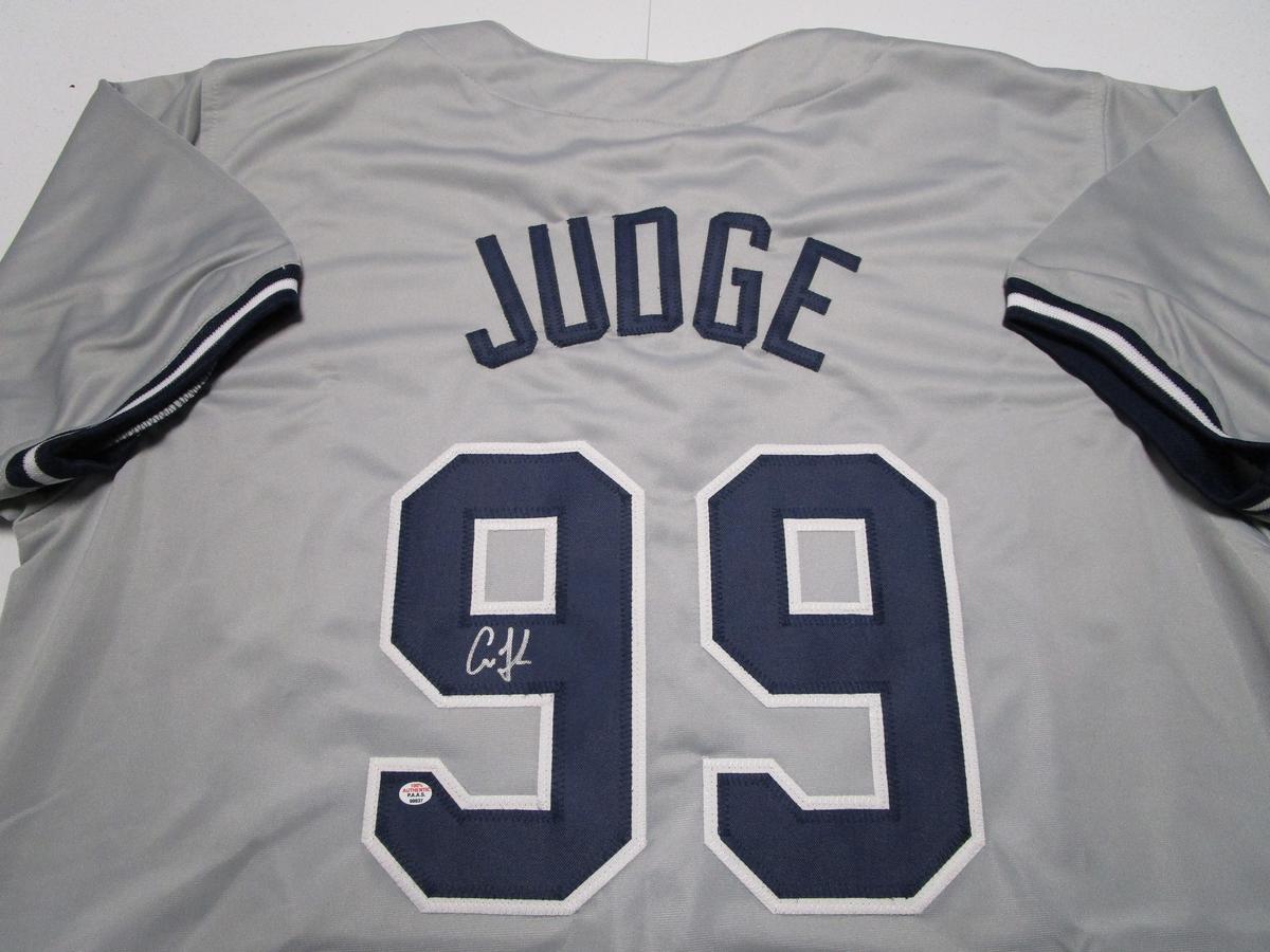 Aaron Judge of the NY Yankees signed autographed baseball jersey PAAS COA 837