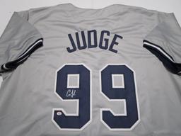 Aaron Judge of the NY Yankees signed autographed baseball jersey PAAS COA 837