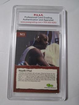 Shaquille O'Neal 1995 Classic 16th National Convention #NC1 graded PAAS NM-MT 8.5
