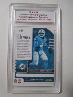 Tua Tagovailoa Dolphins 2020 Panini Absolute ROOKIE Foil #194 graded PAAS Gem Mint 9.5
