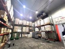 Large walk In Cooler 30ft x 40ft x 20 ft high with automatic drive in door (2) Krack Blowers  And In