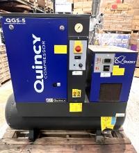 Quincy  5 H.P. Compressor (QGS-5)  # E238696, (3) Phase w/Built In Dryer (1) Phase