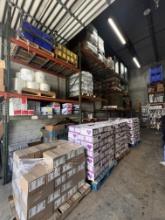 Pallet Racking, 16' Uprights X 8' Step Beams with Grids