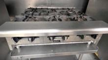 36in Asber countertop six burner range