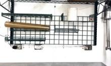 Metro 48 inch wall mount shelving system with additional components