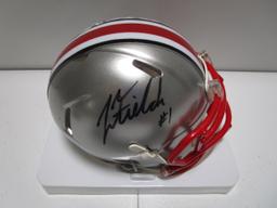 Justin Fields of the OSU Buckeyes signed autographed mini football helmet PAAS COA 901
