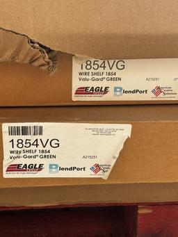 Pallet of Assorted Olympic & Eagle Epoxy Coated Shelving / Metro Rack Shelving