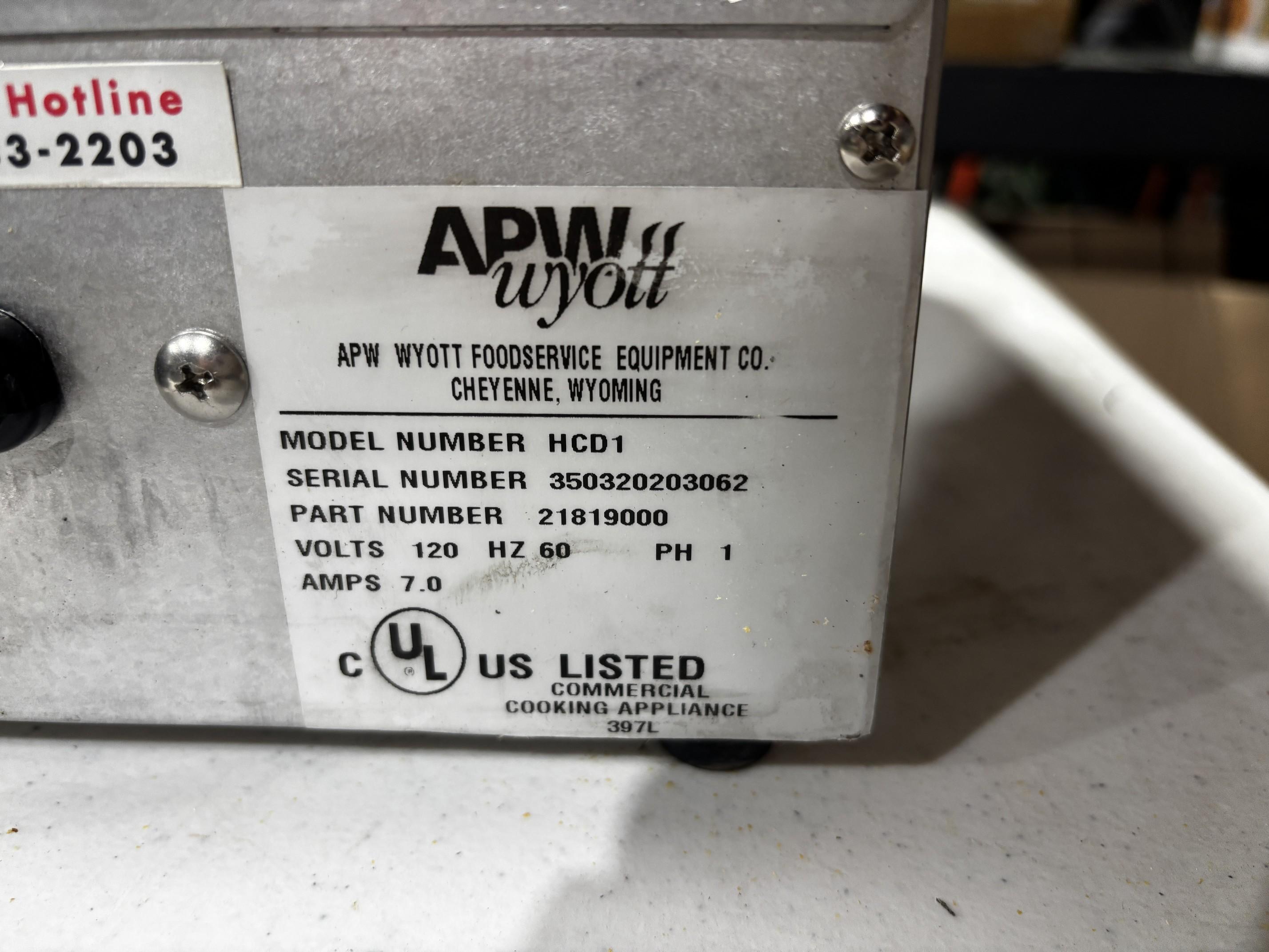 APW Cheese Melter / Dispenser- Countertop