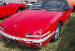 1990 Red Buick Reatta Convertible - Runs