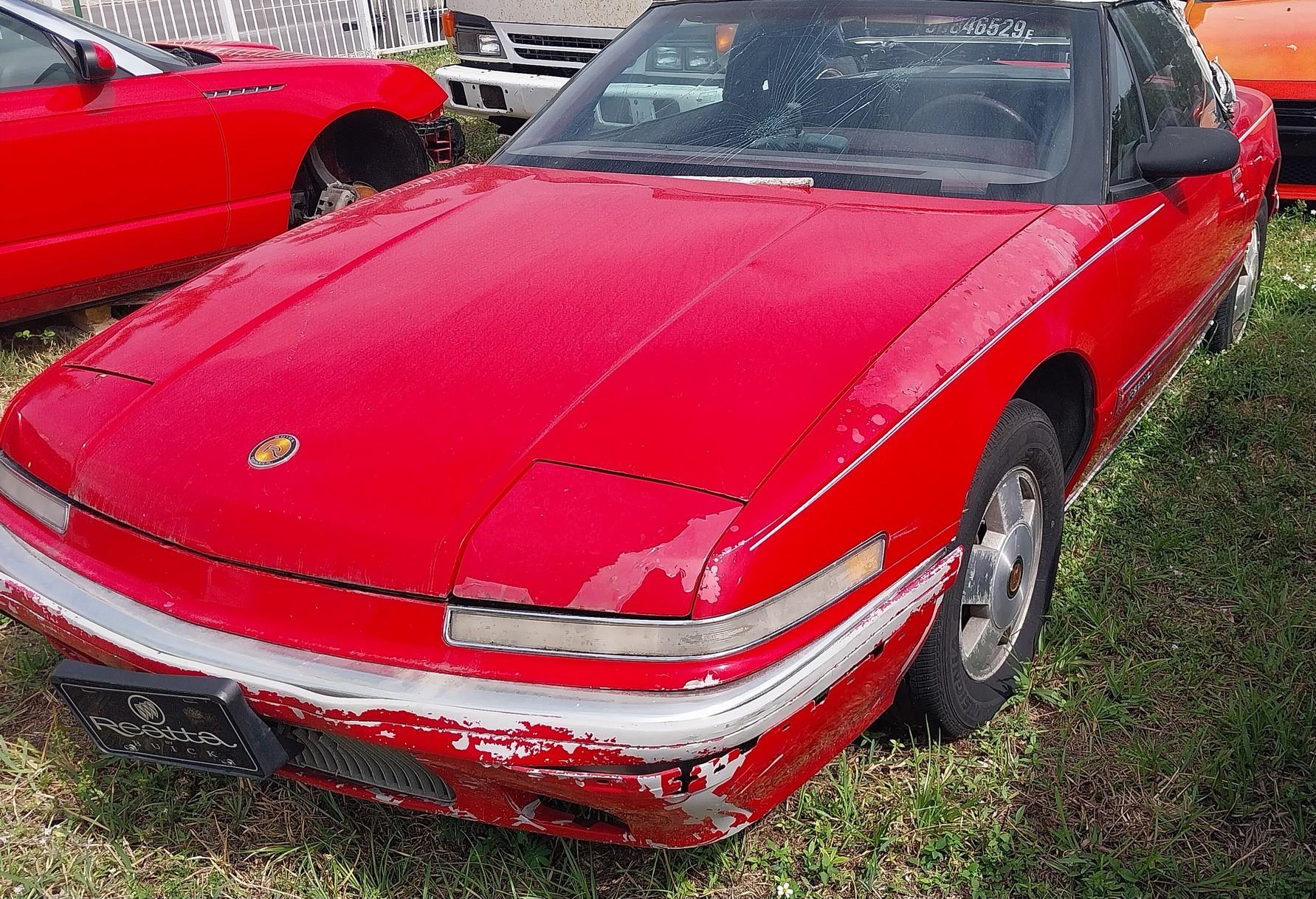 1990 Red Buick Reatta Convertible - Runs