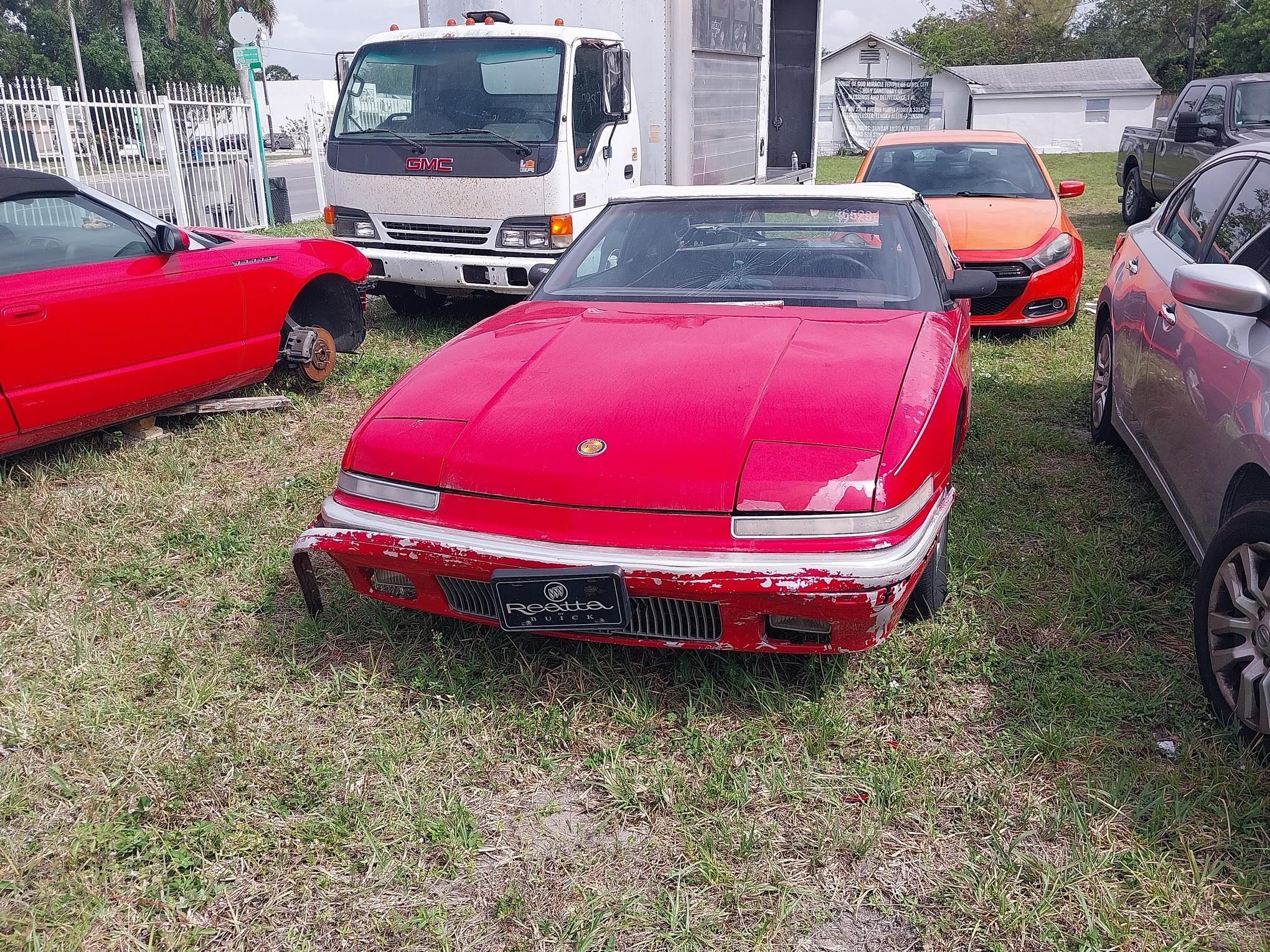 1990 Red Buick Reatta Convertible - Runs