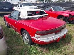1990 Red Buick Reatta Convertible - Runs
