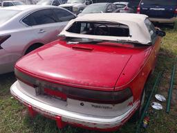 1990 Red Buick Reatta Convertible - Runs