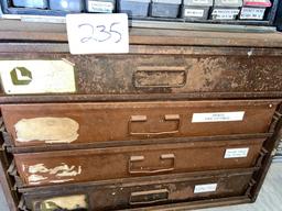 Parts Bin Full of: Pop Rivets, Extra Thick Wshers, Brass Pipe Fittings, S/S Head Cap Screws and Cott