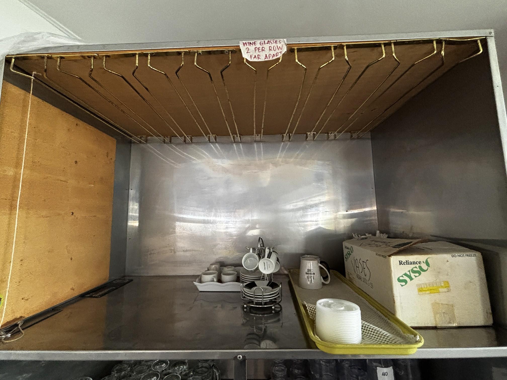 Smallware & Supplies Storage Rack on Casters