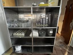 Smallware & Supplies Storage Rack on Casters