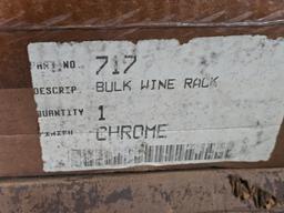 BRAND NEW Chrome Wine Racks