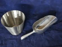 BRAND NEW (48) Steelite 12oz Cups and (72) S/S Ice Scoops