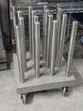 S/S Rolling Plate Caddie